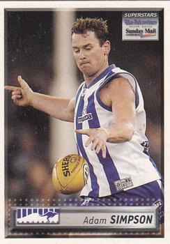2003 Select The Advertiser-Sunday Mail AFL #51 Adam Simpson Front